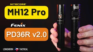 Which Modern EDC is Best?! | Nitecore MH12 Pro vs Fenix PD36R v2.0