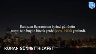 Şevval Hilali Görüldü Mü? Ramazan Bayramı Ne Zaman? 2019