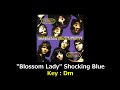 「悲しき恋心」ショッキング・ブルー:英語歌詞・ギターコード付き*Shocking Blue / Blossom Lady with lyrics &amp; chords