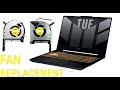 How To Replace CPU FAN And Dust Cleaning | CPU FAN Replacement | Tuf F15 Overheating | Disassembly