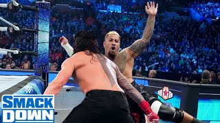 Solo Sikoa Destroys Roman Reigns For Jimmy Uso WWE Smackdown 2023 Highlights