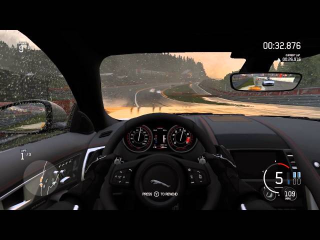 Forza 6: all the thrills and spills of driving in the wet