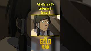 Why Korra Is So Unlikeable In Season 2 #shorts