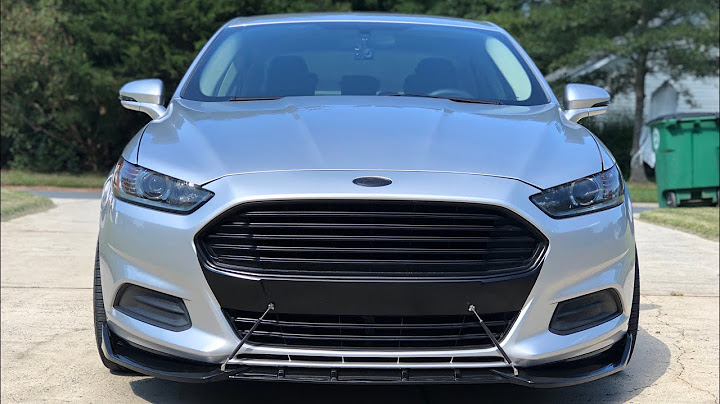 2013 ford fusion front bumper lip