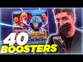 Unboxing de 40 boosters cartes dbz  super dragon ball heroes pums14