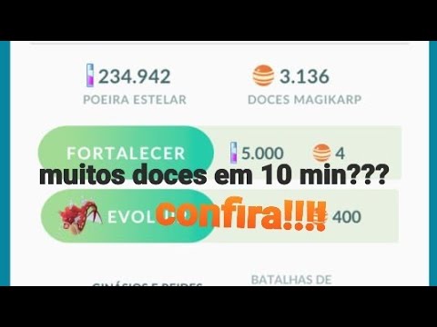 Como conseguir doces no Pokémon GO