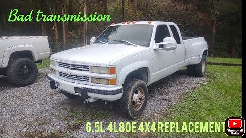 6.5L 4L80e transmission replacement