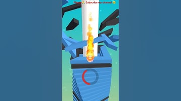 Stack Ball 3d |Level 163| play stack ball game in fast speed | Stack ball game YouTube Shorts