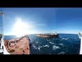 Underway Ship-to-Ship (STS) Transfer Operation | 360 Video