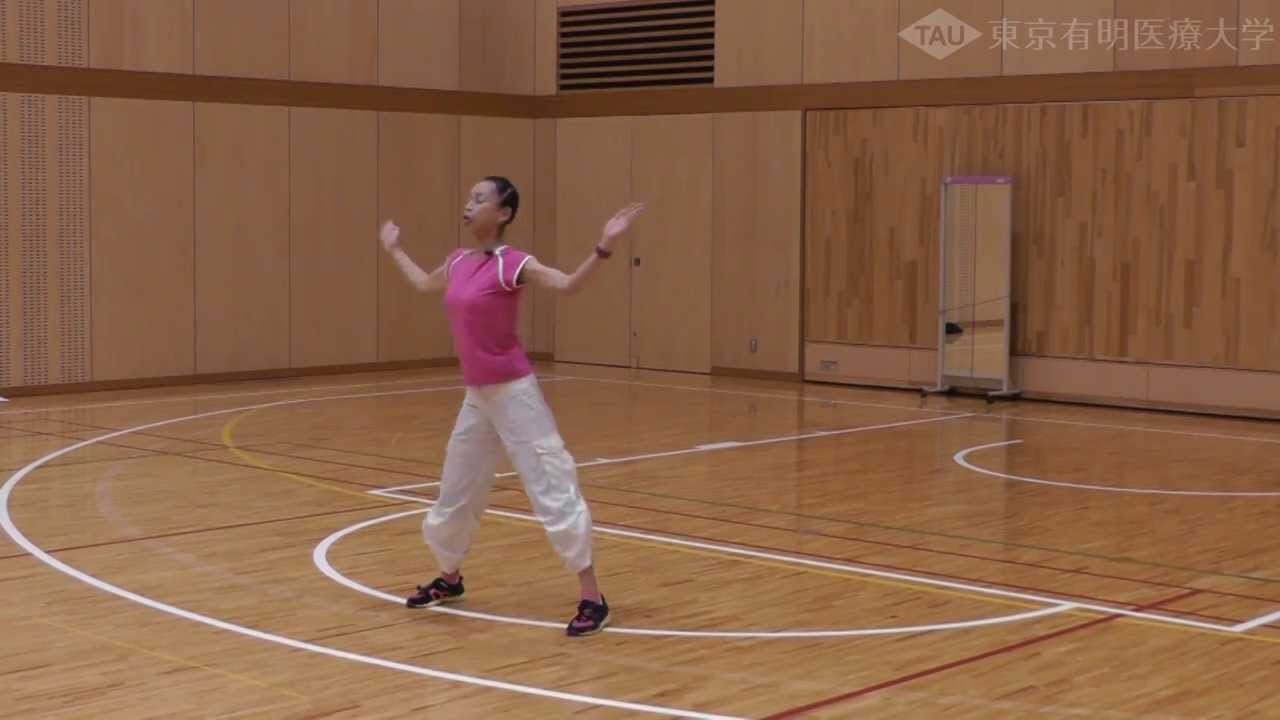 健康運動実践指導者実技試験 エアロビックダンスのお手本 Youtube