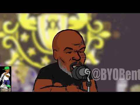 Funny Mike Tyson Cartoon Interview On Drink Champs Parody @BYOBEnt