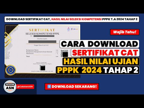 Cara Download Sertifikat