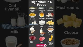 High Vitamin D Foods #shorts #viral #health #food