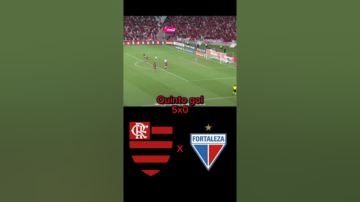 GOLEADA! Flamengo faz o quinto gol e humilha o Fortaleza no Maracanã! #flamengo #fortaleza #futebol
