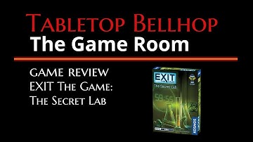 EXIT The Game The Secret Lab - A board game review of this escape room in a box from Thames & Kosmos
