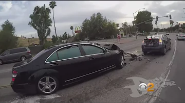 Motorcyclist Records Himself Following Erratic Hit-And-Run Driver From Colton To Moreno Valley