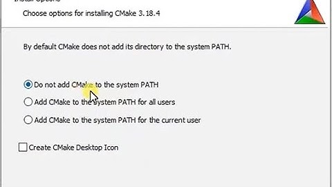 How to install Cmake in Windows