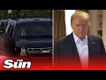 Donald Trump says 'I've learned a lot about Covid’ as he briefly left hospital