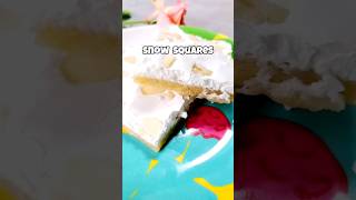 SNOW ❄️ SQUARES #baking #shorts #easyrecipe #desserts #cookies #shortbread #bakewithme #shortvideo