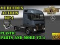 ETS 2 - Mercedes Actros MP4 plastic parts and more v2.4