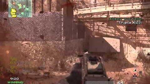 Across the map triple kill w. Semtex on mw3