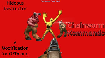 DOOM: Hideous Destructor Gameplay: Chainworm Kommando Part 3 (Feat. The House From Hell)