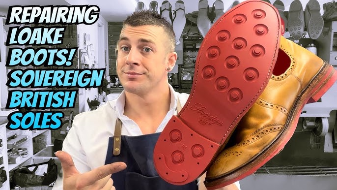 We RESCUED a PILOT'S Russell & Bromley Shoes! Leather Soles Transformed  with Vibram Rubber Soles - YouTube