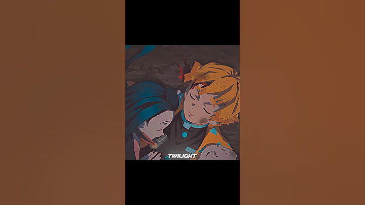 「Zenitsu holding Nezuko 😩♥️」 - Die with a smile #demonslayeredit #fyp #zenitsu