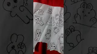 I draw some cute chibi bunnys ?? drawingshorts