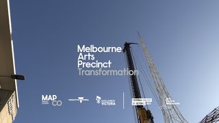 Piling at the Melbourne Arts Precinct Transformation Project