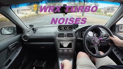 INSANE WRX Turbo Flutter