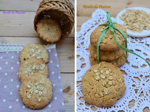 Biscotti ai fiocchi d'avena - Ricette che Passione