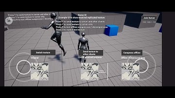 UE4 / UE5 Plugin Multiplayer Replicated Texture (built-in UE network, no HTTP)