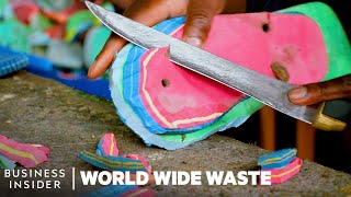 How Flip-Flop Art Helps Clean Kenyas Beaches World Wide Waste Business Insider