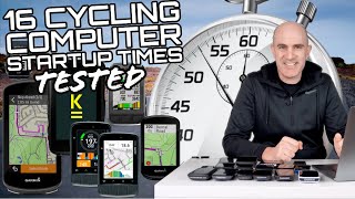 16 Cycling GPS Computer Startup Times TESTED!