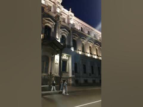 Ново - Михайловский дворец ночью, Дворцовая набережная - YouTube