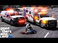 GTA 5 LSPDFR EMS Mod #13 | Playing As A Paramedic | American Medical Response Ambulance & Supervisor