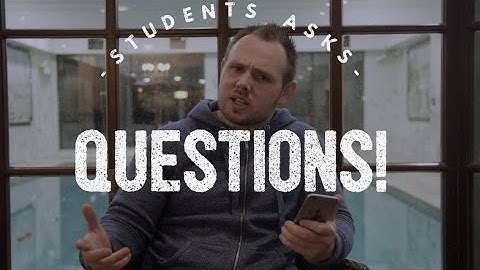 Students Asks Questions - Cameron Parker