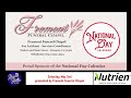 National Day Spotlight presented by Fremont Funeral Chapel