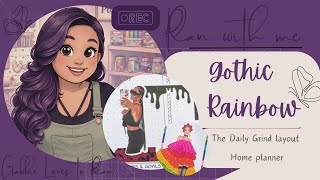 Late Sunday Reset - June Week 1- Gothic Rainbow - @DailyGrindPlanner