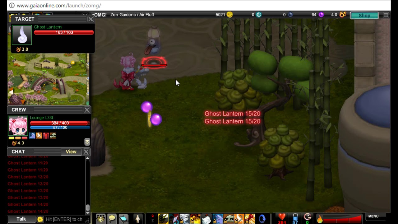 Gaia Online's zOMG! 9 3 Trials YouTube