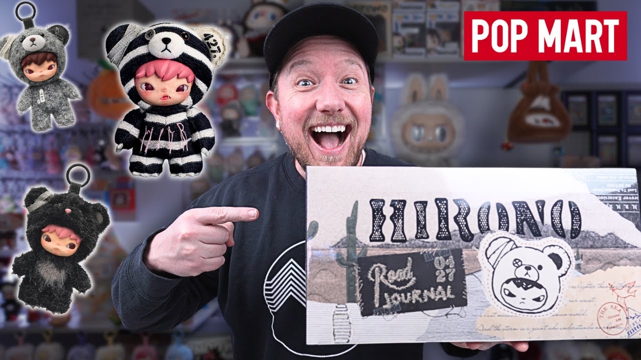 Новый набор Pop Mart Hirono Bear Road Journal (полный комплект)! Распаковка!