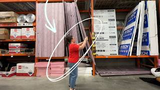 She Buys a GIANT Foam Board At Home Depot For A Genius New Idea!