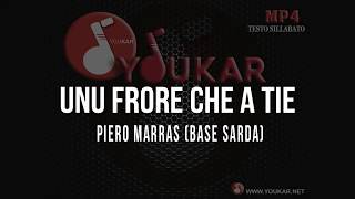 Karaoke Piero Marras Unu Frore Che A Tie Base Sarda