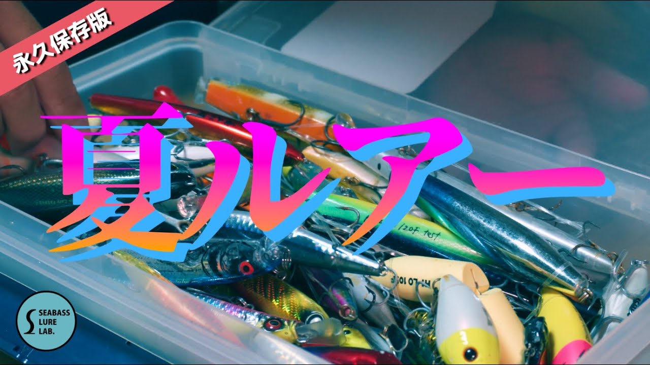 永久保存版】夏のパターン総まとめ！釣れるルアーも大紹介！【シーバス