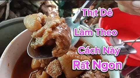 Cách Khử Mùi Thịt Dê Rất Đơn Giản.Và Món Thịt Dê Xào Lăn Mềm Rất Ngon/ hoàng Khang 63 tv