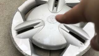 AMAZING FIND! 13 inch Toyota Yaris hubcap review