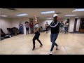 Ej santana and christina chauca  salsa dancing on2  beginner footwork and partner work