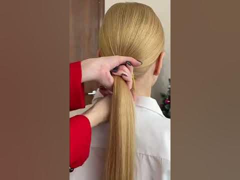 ПРИЧЁСКА \ НИЗКИЙ ХВОСТ - YouTube