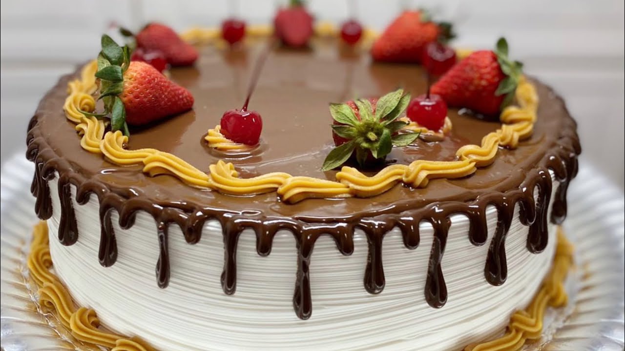 PASSO A PASSO DE COMO FAZER UM LINDO DRIP CAKE
